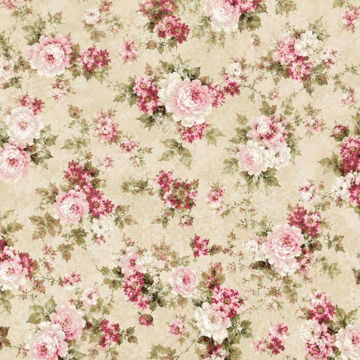 Little Rose – Stoffmuster im Detail