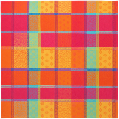 Detail des bunten Frida-Jacquardmusters